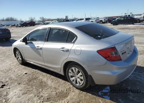 2012 Honda Civic Lx z USA, uszkodzony, nr VIN 19XFB2F5XCE082222